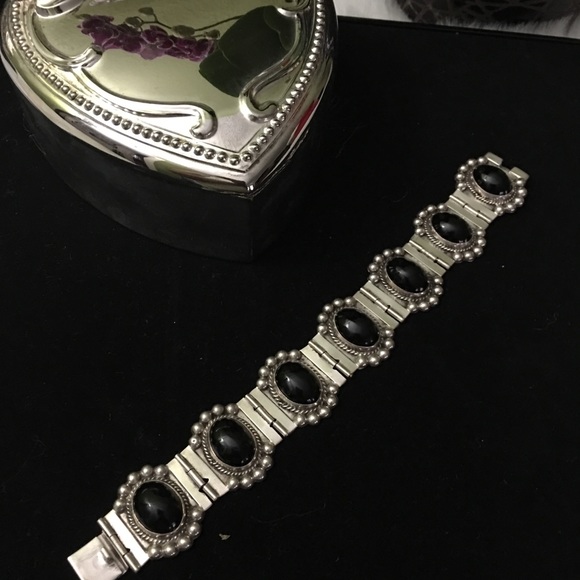 Beautiful bracelet 925 and ónix - Picture 2 of 3